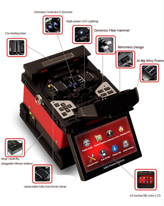 High Performance Optic Fusion Splicer Csp-X6