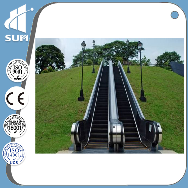 Ce Approved Speed 0.5m/S Aluminum Step Escalator