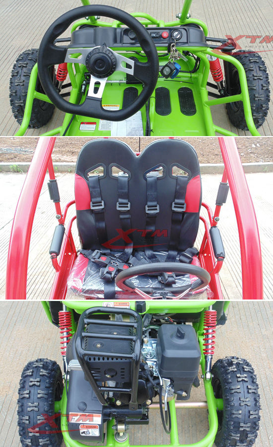 2 Seat off Road Kids Racing Mini Gas Go Kart