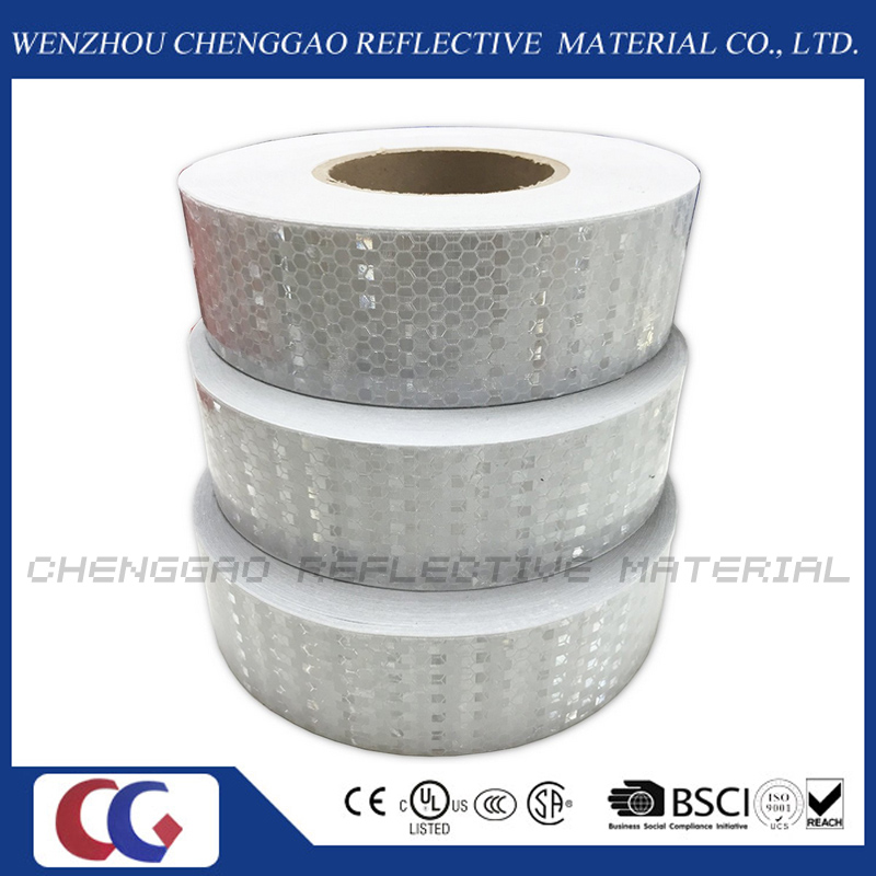 Honeycomb Prismatic Pattern Roll Conspicuity Reflective Safety Tape (C3500-OW)