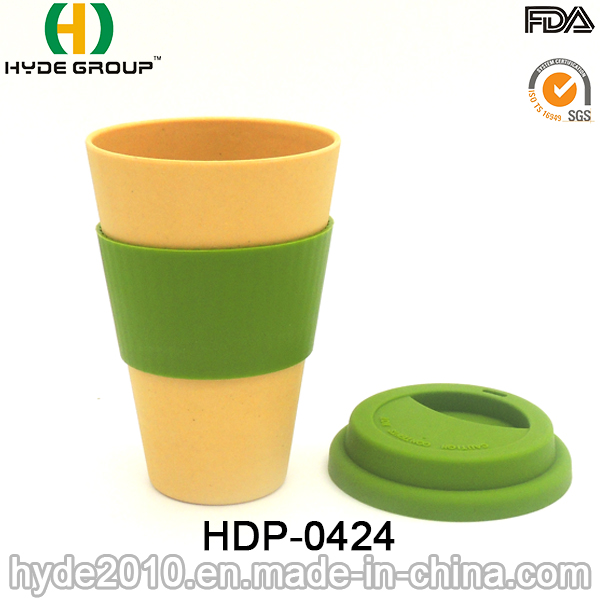 Reusable Good Quality Bamboo Fiber Cup Travel Mug (HDP-0424)