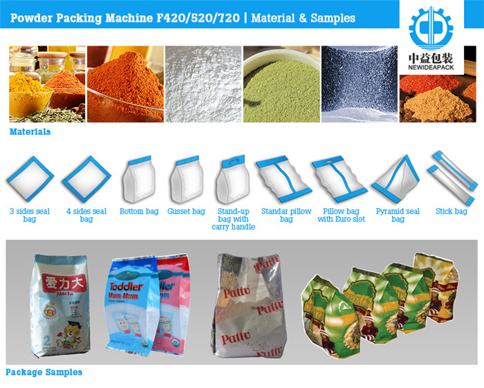 Automatic Sachet Powder Packaging Machine (ND-F420/520/720)