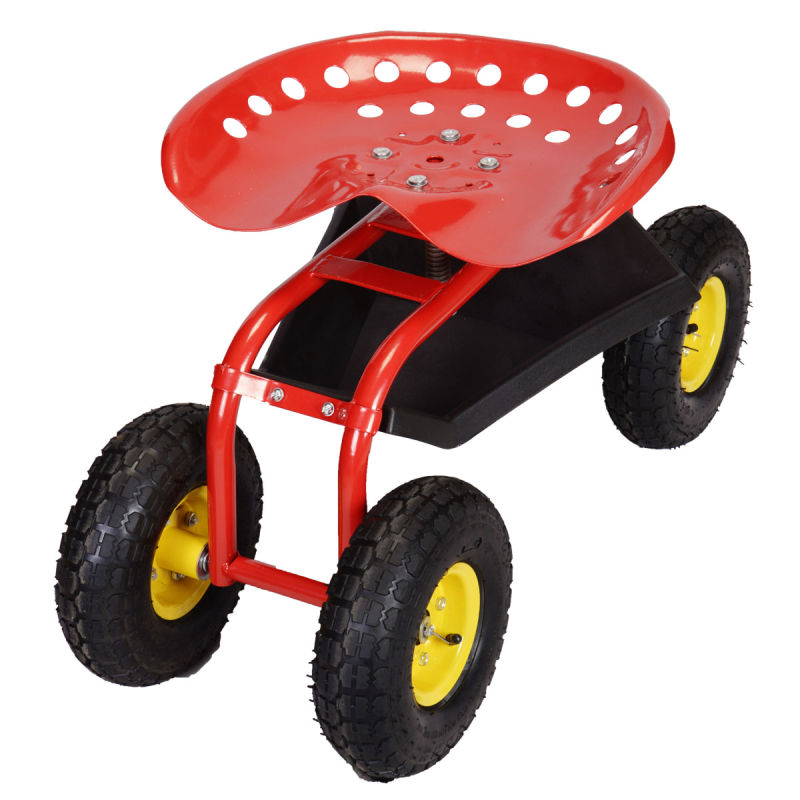 Garden Tractor Scoot with Basket