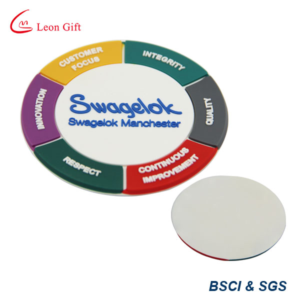 Custom Logo Soft PVC Cup Mat (LM1777)