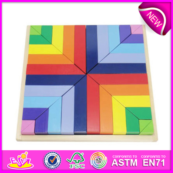 2014 Educational New Wooden Block Puzzle Toys, High Quality Block Puzzle Toys, Hot Sale Wooden Block Puzzle Toys W13A044