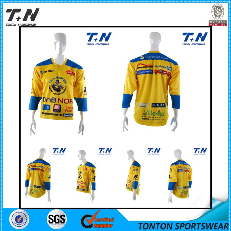 Custom Professional Sublimation Ice Hockey Jersey