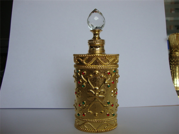 Fancy Metal Perfume Bottle with Customer's Design (MPB-06)