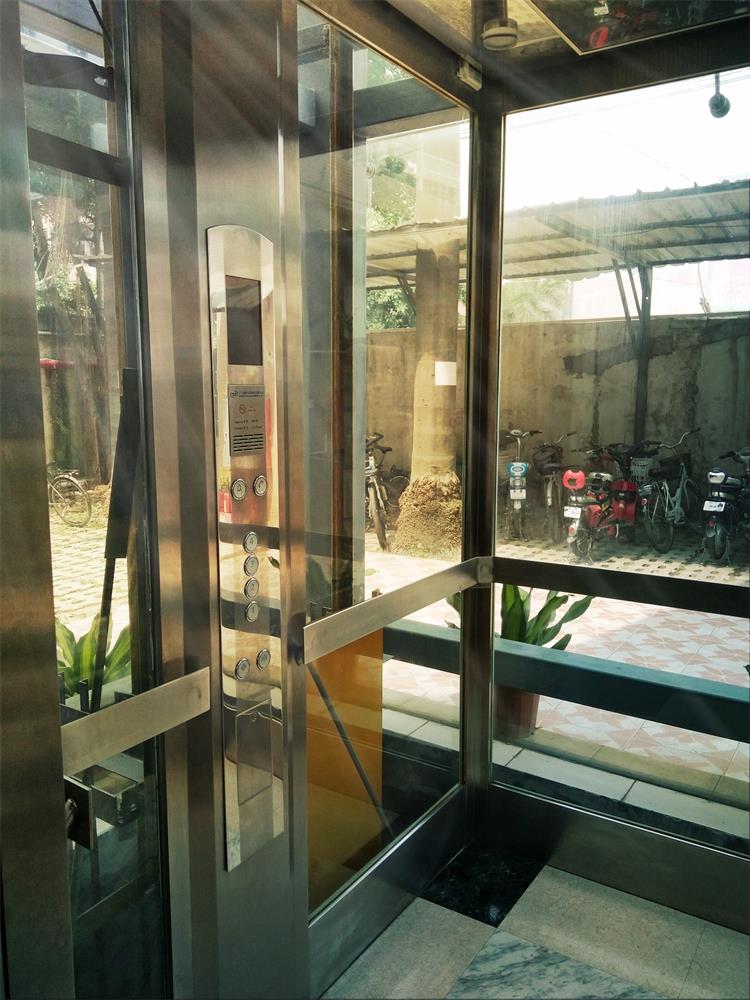 Panoramic Glass House Small Home Villa Elevator