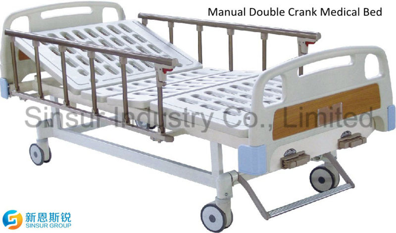 Hot Sale! Medical Hospital Equipment Manual Shake Hospital Beds