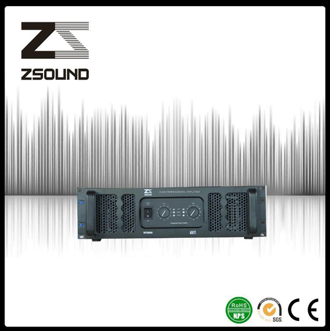 Zsound MS 800W Fixed Installation Sonic System Transformer Power Amplifier