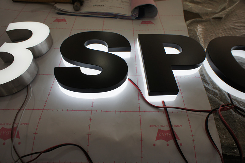 Stainless Steel Fabricated Facelit Channel Letters and Signs