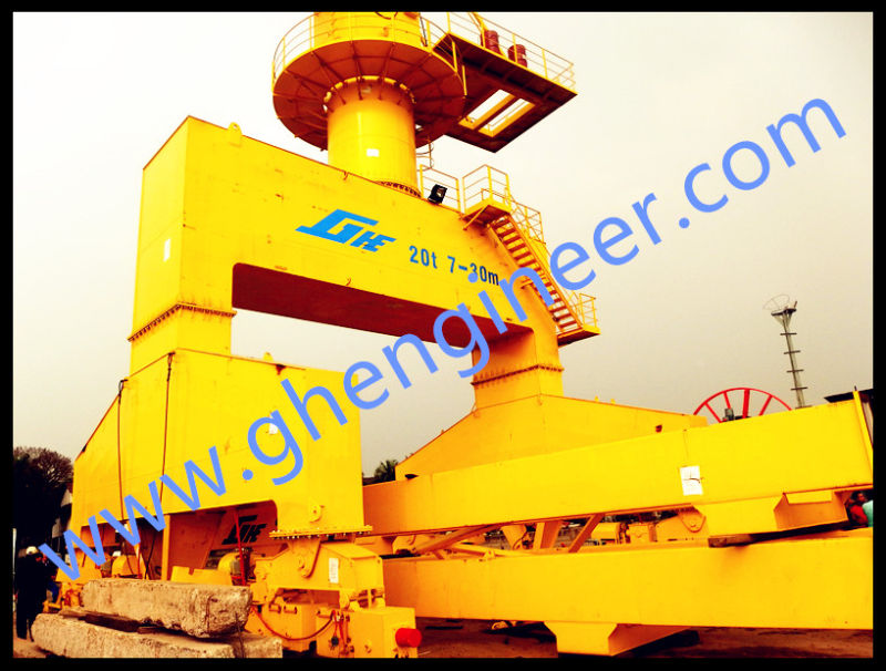 Rail Mounted Mobile Hydraulic Port Crane