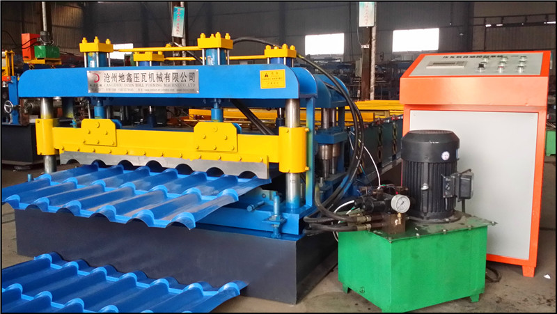 Roofing Galvanized Corrugated Steel Sheet Tile Making Machine Color Steel Roll Forming Machine