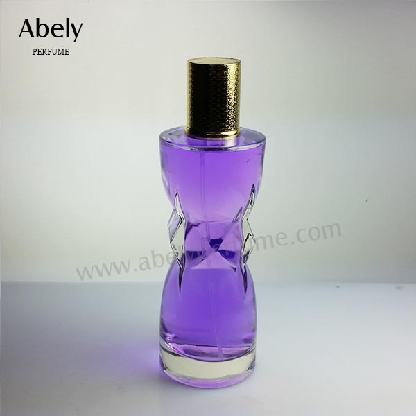 60ml Transparent Distinguish Lady Style Glass Perfume Bottle