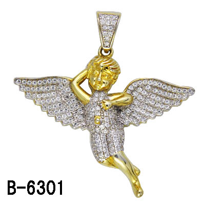 New Styles 925 Sterling Silver Micro Setting Angel Pendant