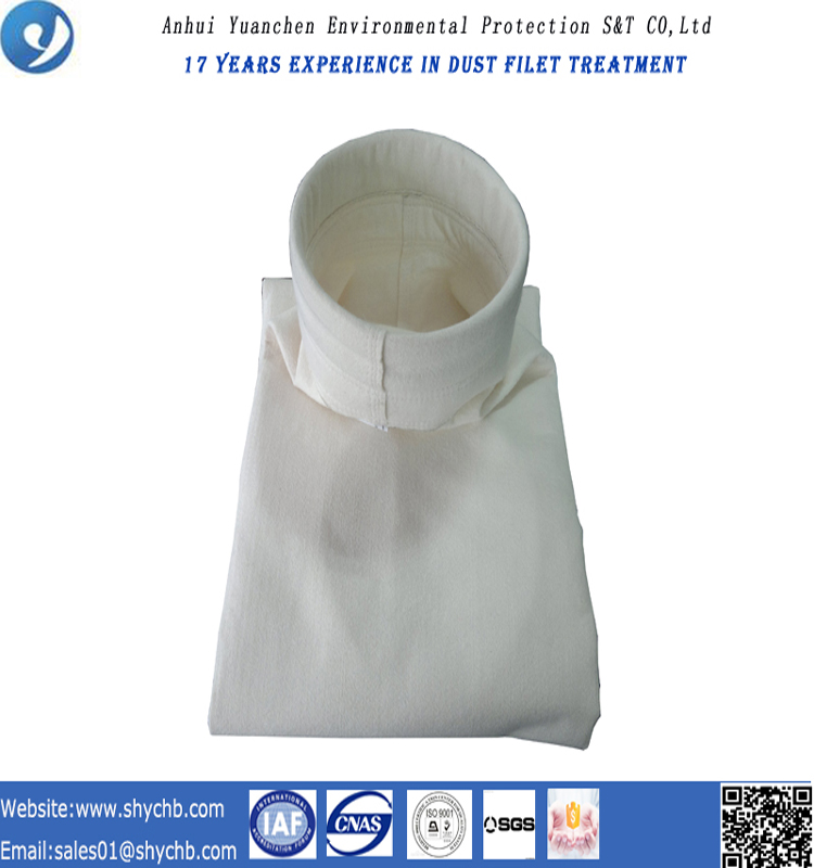 PPS and PTFE Composite Dust Collector Filter Bag for Metallurgy Industry