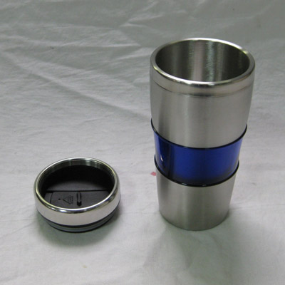 Stainless Steel Coffee Mug with Lid (CL1C-E83)