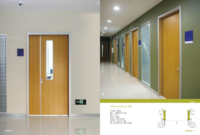 Interior Hospital Door in Foshan Wood Door Factory