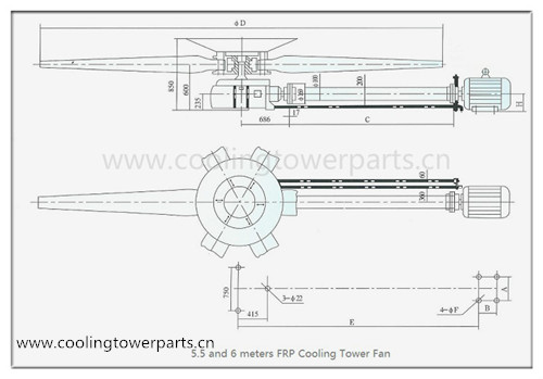 FRP Cooling Tower Fan