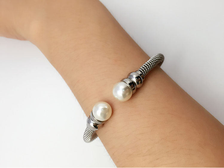 Fashion Pearl Jewelry Stainless Steel Jewelry Bracelet