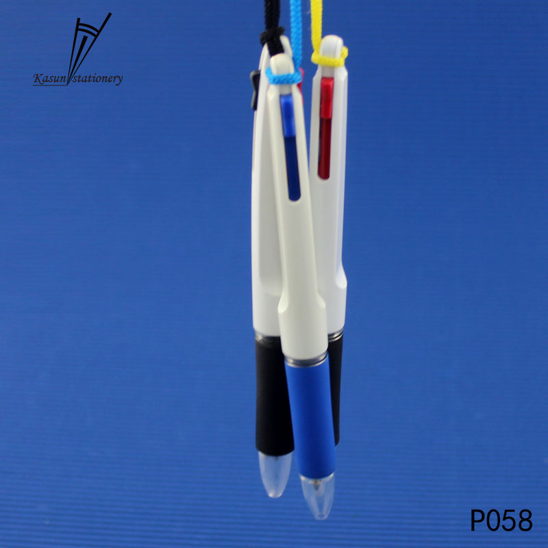 Factory Promotion Plastic 2 in 1 Color Ink Gift Pen