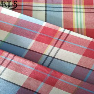 100% Cotton Poplin Woven Yarn Dyed Fabric for Shirts/Dress Rls32-8