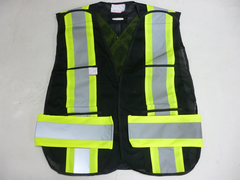 Traffic High-Visibility Reflective Vest with 120g Knitting Fabric