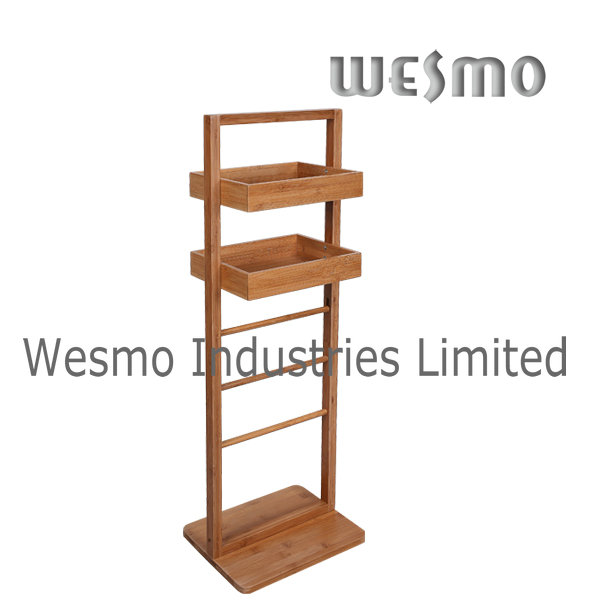 Carbonized Bamboo Bathroom Rack (WRB0509A)