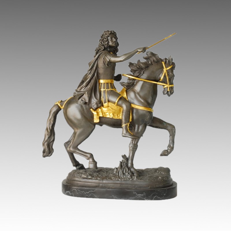 Soldiers Statue Cavalryman Bronze Sculpture, Franois Grardpn TPE-199 (J)