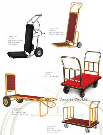 Hot Sales Hotel Luaggage Trolley Carts / Used Hotel Luggage Cart