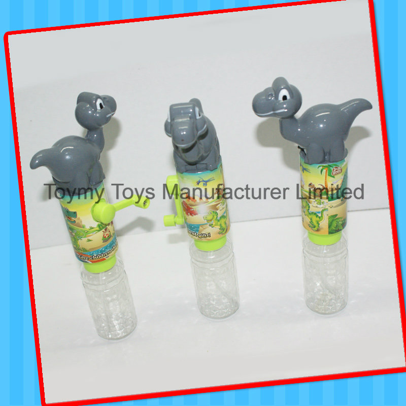 Summer Brand New Mini Hand Crank Dinosaur Water Gun Toy