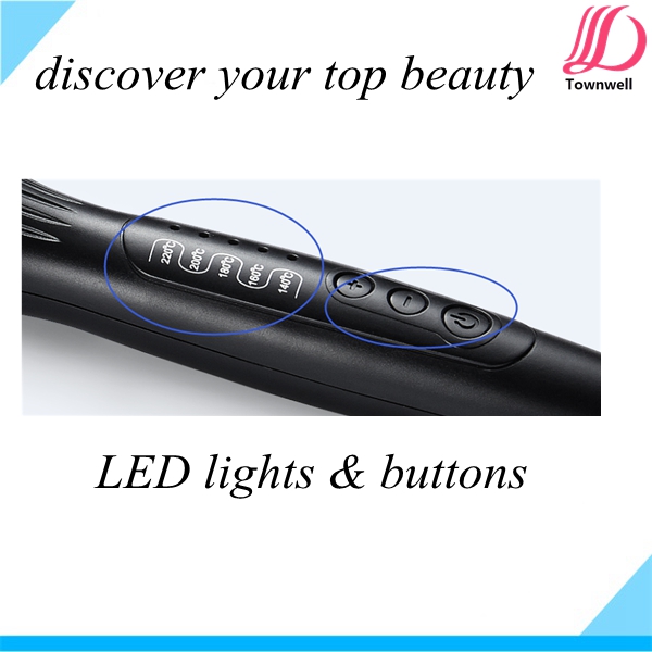 Ceramic Coating LED Indicator Hair Curler