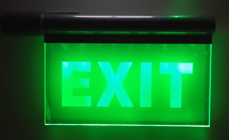 Exit Sign, Emergency Light, LED Emergency Exit Sign