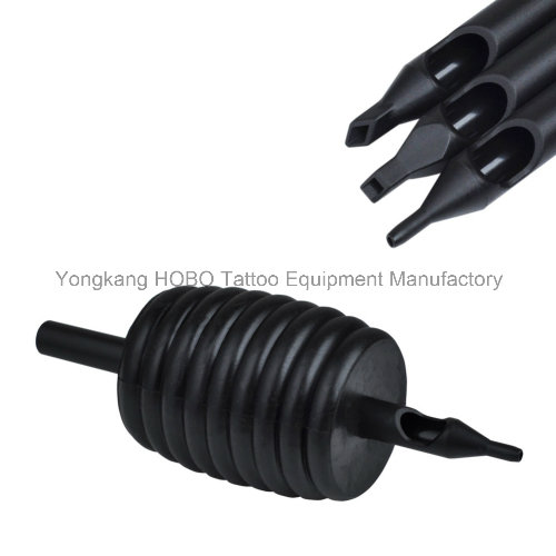 Wholesale All Black Products Style Silicone Rubber Disposable Tattoo Tube