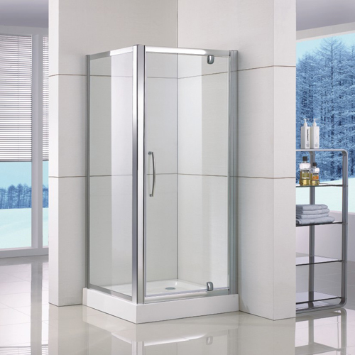 Pivot Shower Door (WS-PS090) with Double-Side Easy Clean Nano Coating