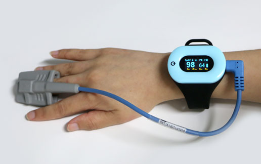 Wrist Worn Bluetooth Pulse Oximeter