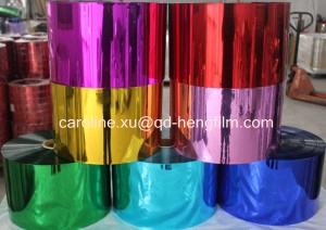 Metallized Decoration Packing Rigid PVC Film for Giftware Foodstuff