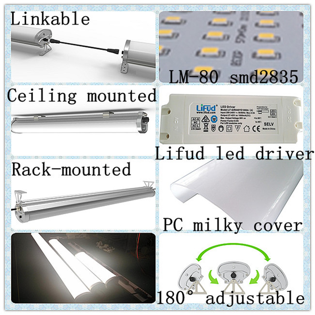 LED Parking Lot Light IP65 LED Super Bright LED Tri-Proof Light