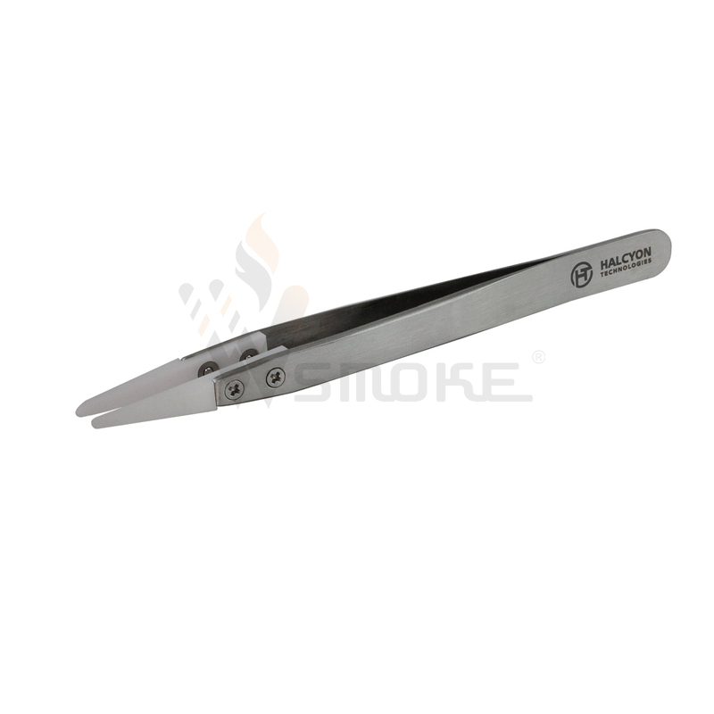 Heat Resistant Tweezers Stainless Steel Ceramic Tweezers for Coil Tool