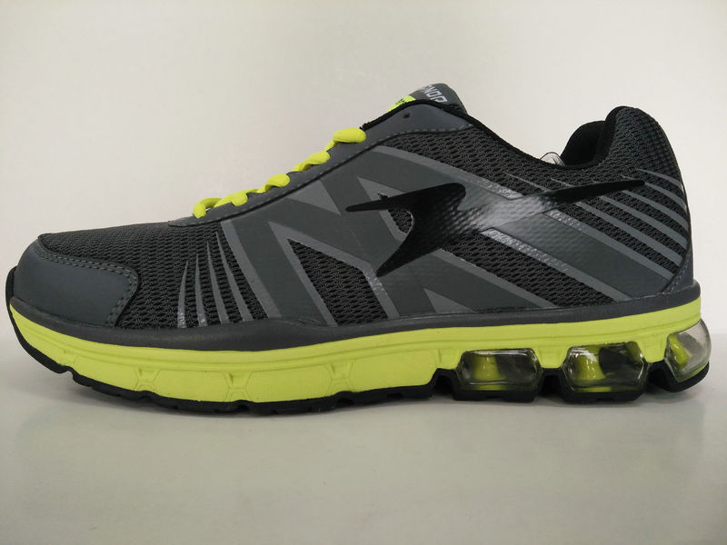 Men's Grey Athletic Sport Running Shoes Footwear