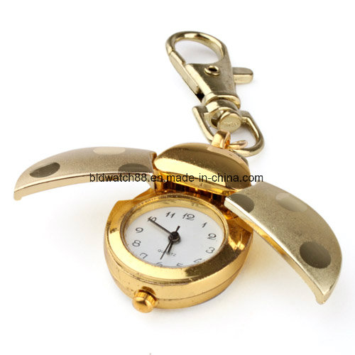 Antique Bronze Key Necklace Pendant Clock Watch for Kids