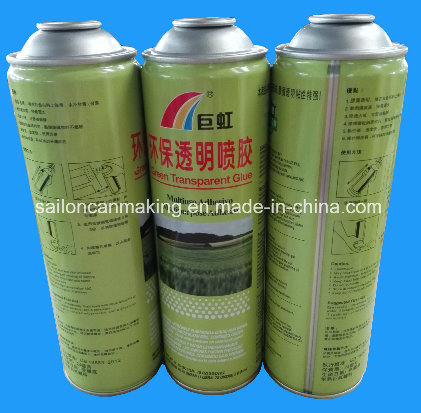 Empty Tin Cans for Adhesive Glue Spray