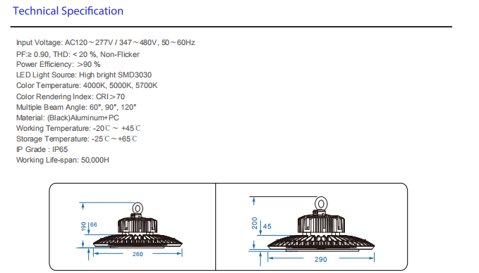 UL UFO SPEC