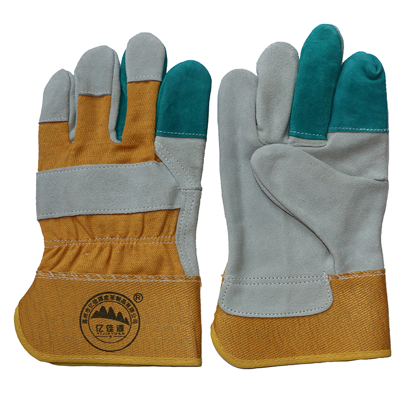 Cow Split Leather Work Gloves / Protective Gloves / Cut Resistant Gloves