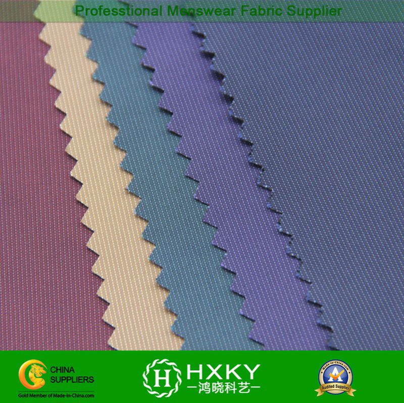 Polyester Stripe Yarn Dyed Fabric in Men's Casual Jacket or Shirt