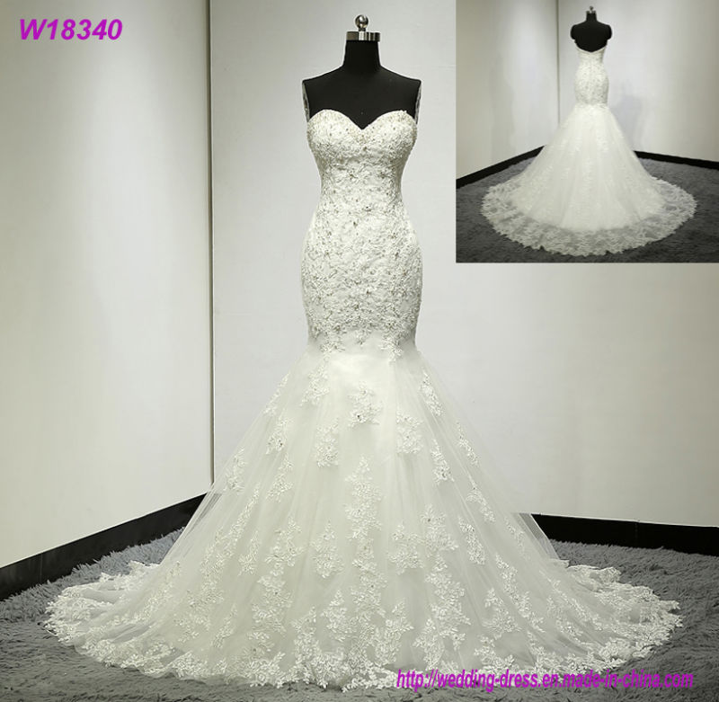 Gorgeous Wedding Dresses Bridal Gowns Soft Sweetheart Strapless Brides Wear Ruffled Skirt Custom Made