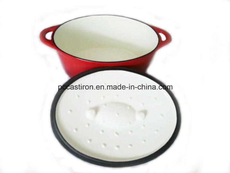 Enamel Finishing Cast Iron Cookware Casserole Size 27X21.5cm