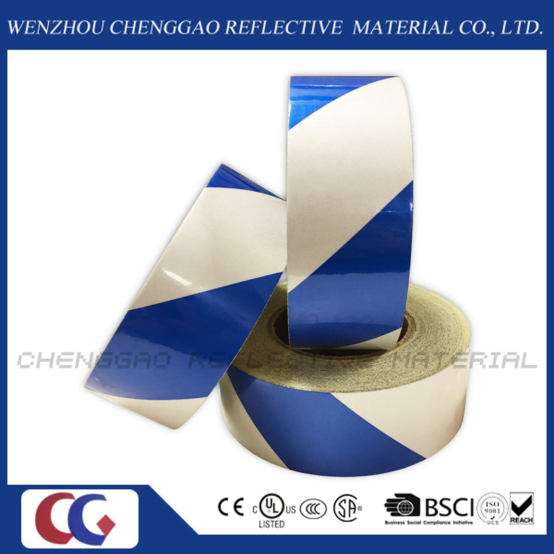 Blue and White Untearable Reflective Sticker for Advertisement (C1300-S)