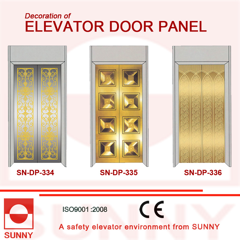 Etching Stainless Steel Door Panel for Elevator Cabin Decoration (SN-DP-328)