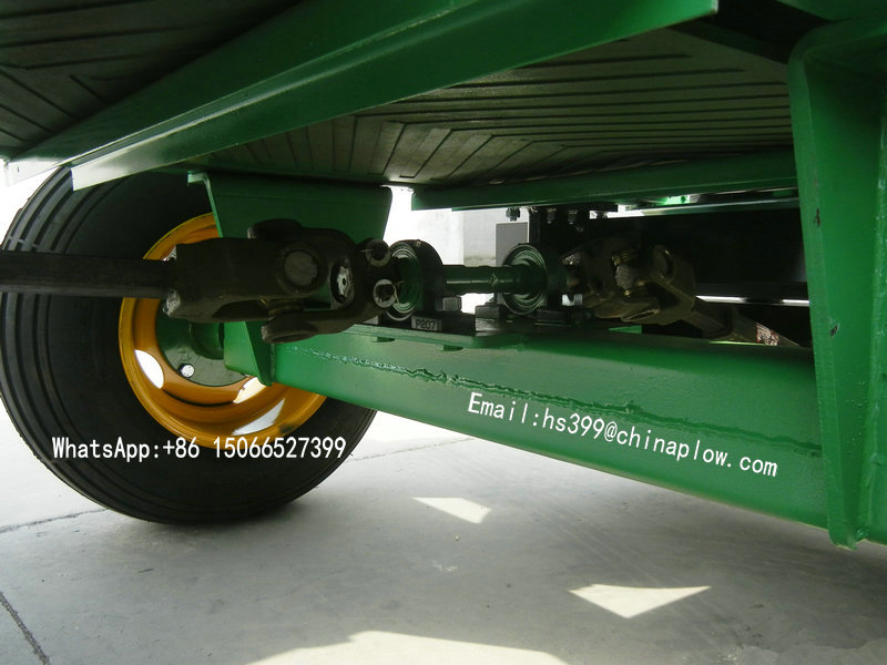 Factory Low Price Tractor Trailed Fertilizer Spreader with Double Spreading Plate